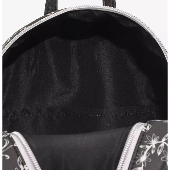 Loungefly Disney Alice In Wonderland Black & White Mini Backpack NWT - Picture 4 of 4